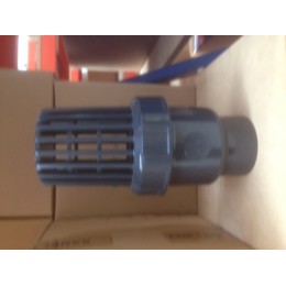 UPVC FOOT VALVE, 1 1/4 INCH, ANSI SOCKET GLUE ENDS
